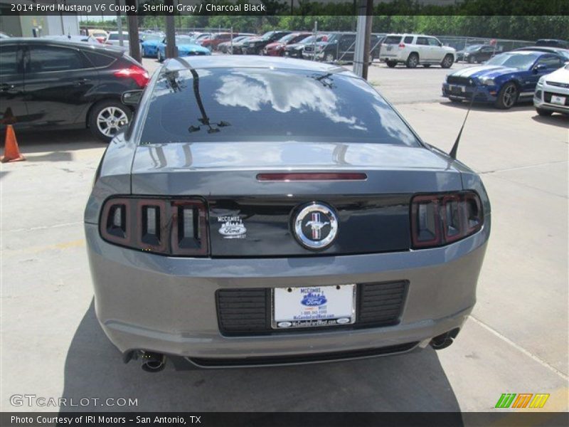 Sterling Gray / Charcoal Black 2014 Ford Mustang V6 Coupe