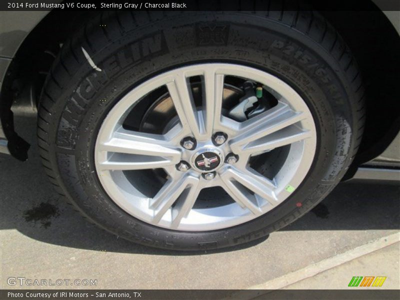 Sterling Gray / Charcoal Black 2014 Ford Mustang V6 Coupe