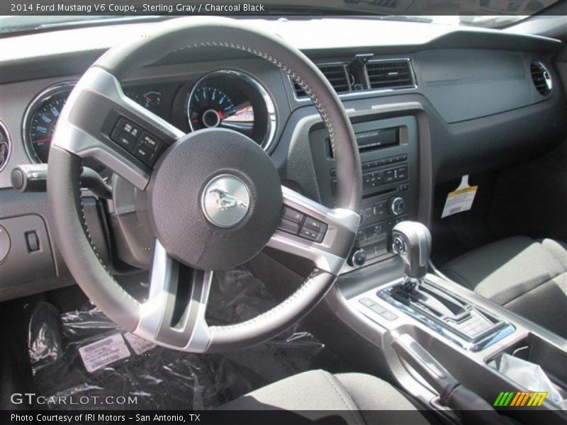 Sterling Gray / Charcoal Black 2014 Ford Mustang V6 Coupe