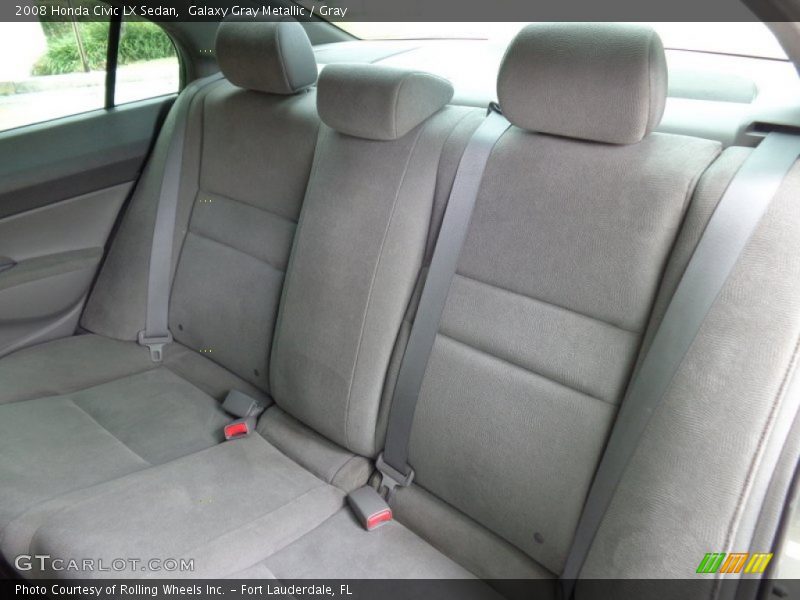 Galaxy Gray Metallic / Gray 2008 Honda Civic LX Sedan