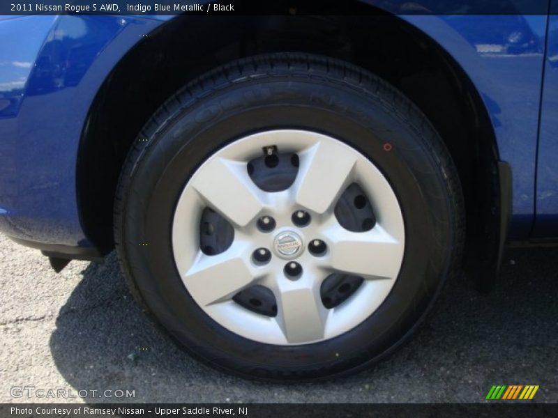Indigo Blue Metallic / Black 2011 Nissan Rogue S AWD
