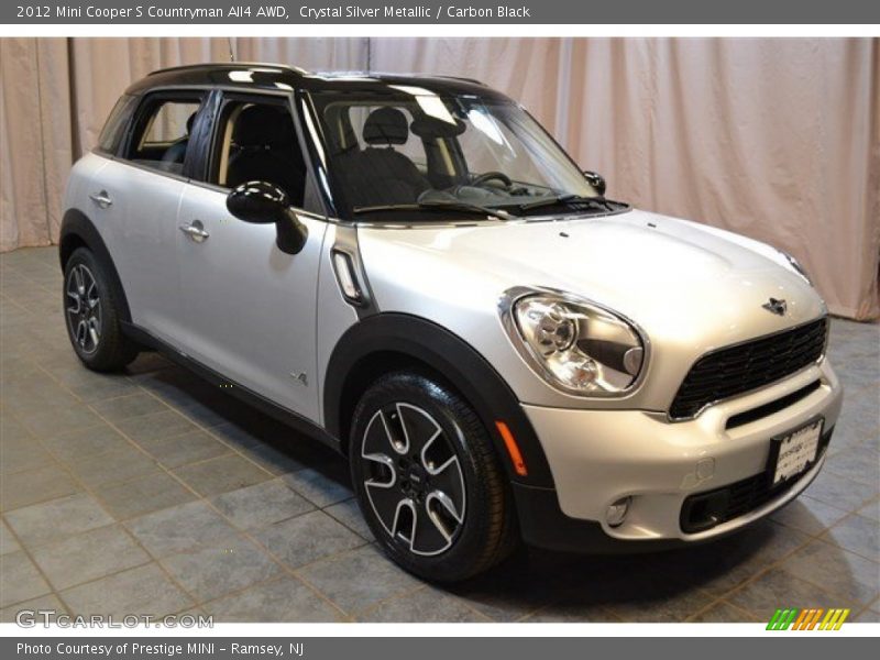 Crystal Silver Metallic / Carbon Black 2012 Mini Cooper S Countryman All4 AWD