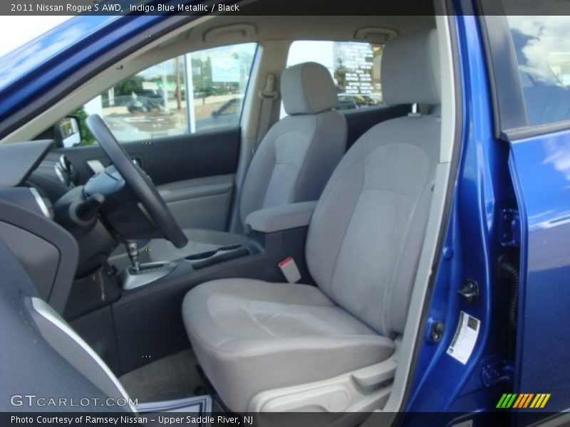 Indigo Blue Metallic / Black 2011 Nissan Rogue S AWD