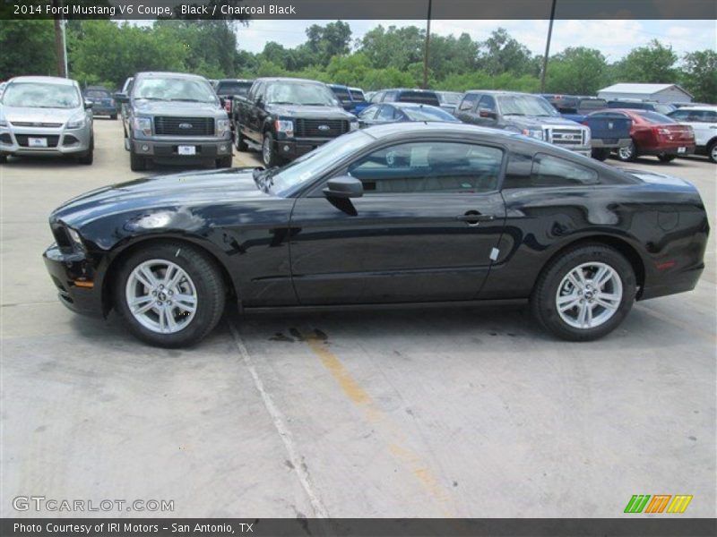 Black / Charcoal Black 2014 Ford Mustang V6 Coupe