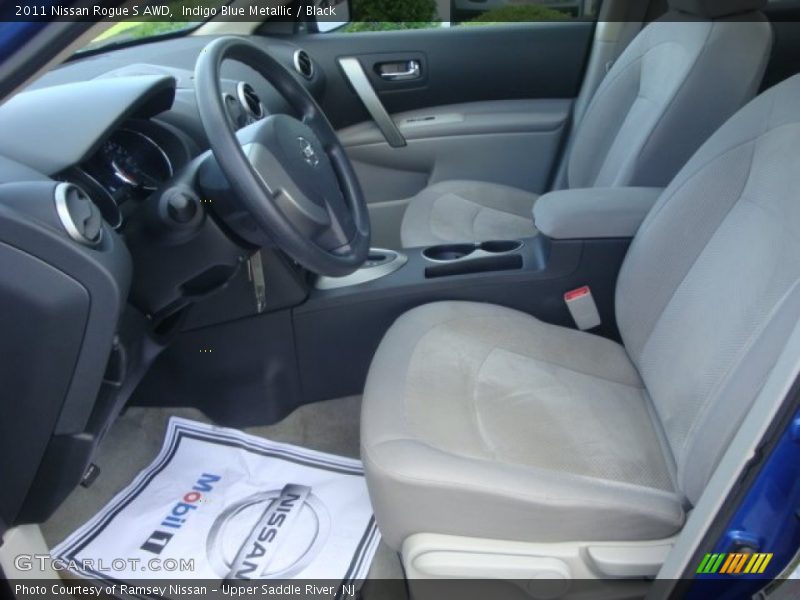 Indigo Blue Metallic / Black 2011 Nissan Rogue S AWD