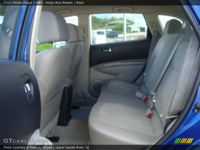 Indigo Blue Metallic / Black 2011 Nissan Rogue S AWD