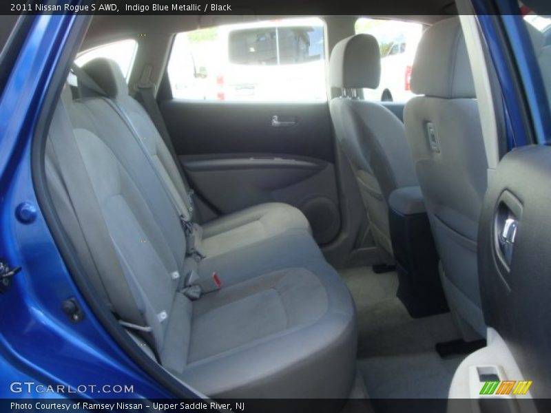 Indigo Blue Metallic / Black 2011 Nissan Rogue S AWD
