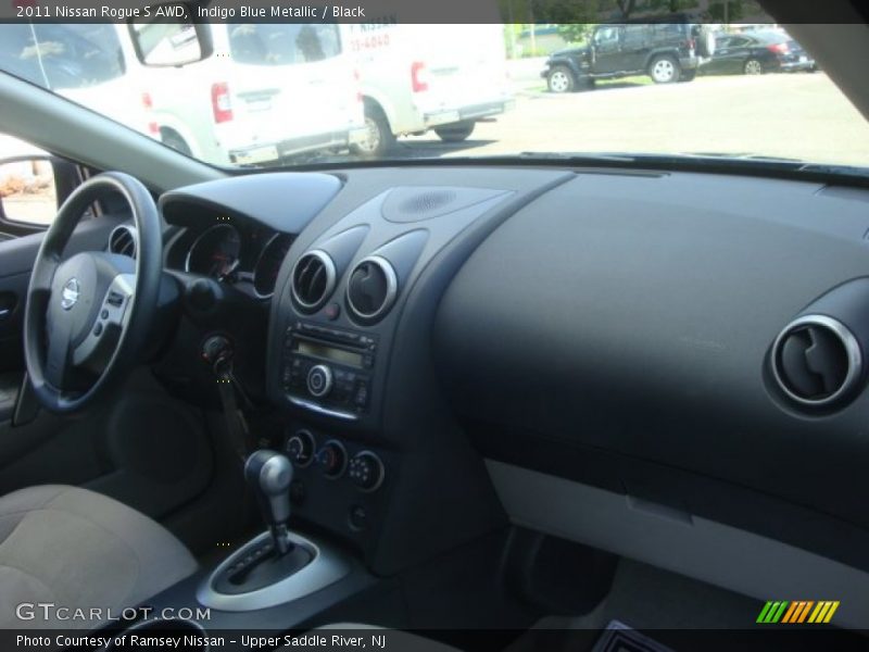 Indigo Blue Metallic / Black 2011 Nissan Rogue S AWD