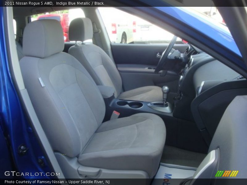 Indigo Blue Metallic / Black 2011 Nissan Rogue S AWD