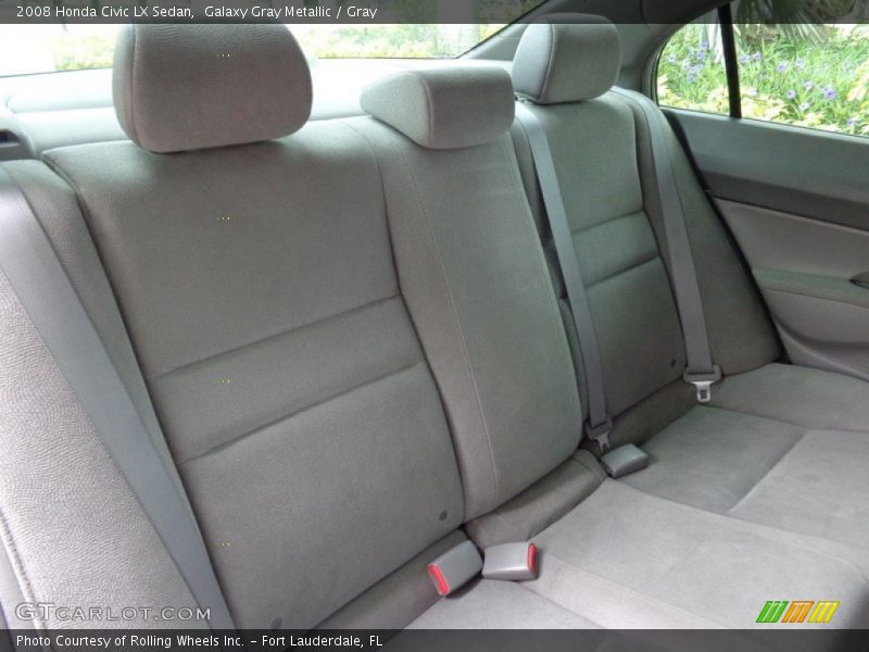 Galaxy Gray Metallic / Gray 2008 Honda Civic LX Sedan