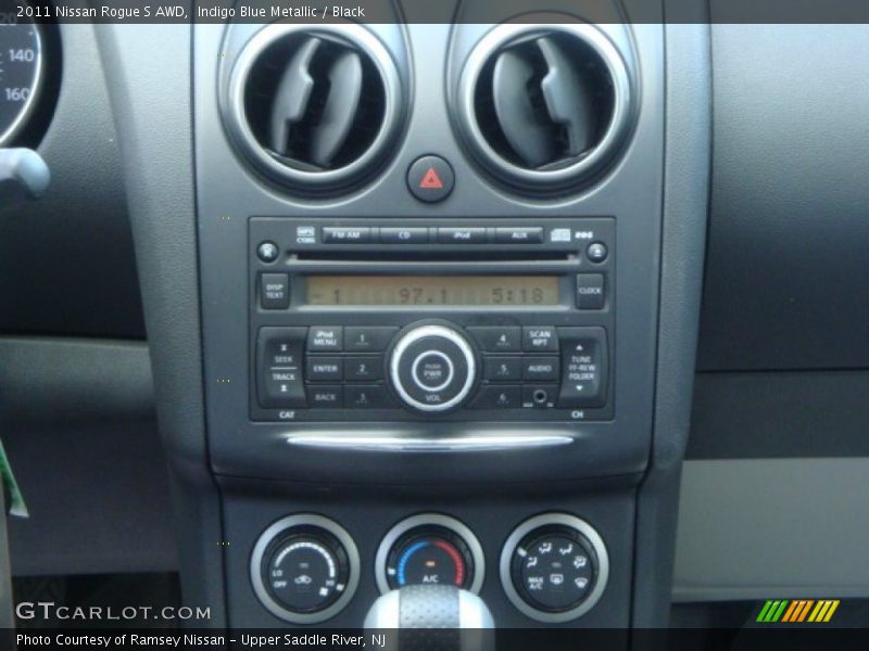 Indigo Blue Metallic / Black 2011 Nissan Rogue S AWD