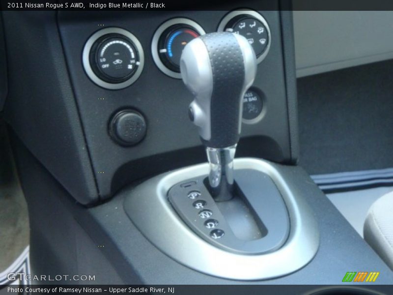 Indigo Blue Metallic / Black 2011 Nissan Rogue S AWD