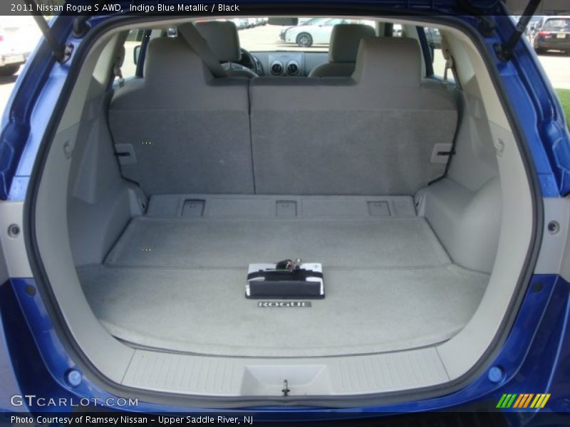 Indigo Blue Metallic / Black 2011 Nissan Rogue S AWD