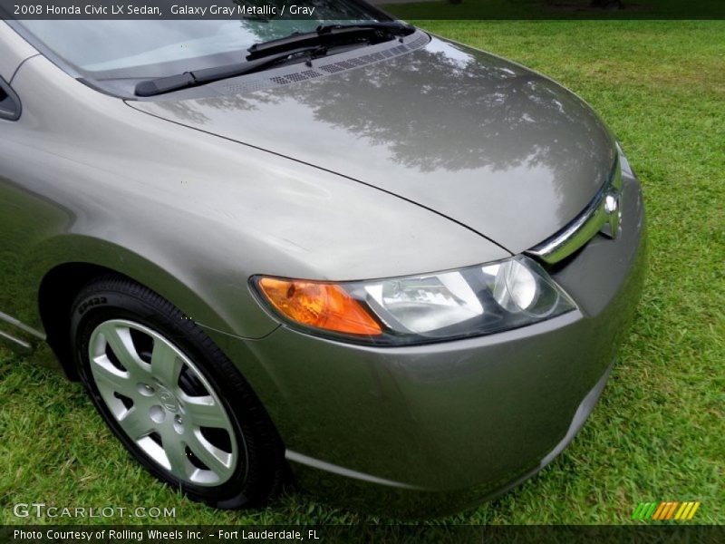 Galaxy Gray Metallic / Gray 2008 Honda Civic LX Sedan