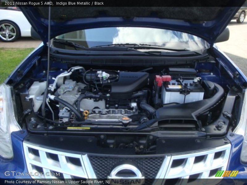 Indigo Blue Metallic / Black 2011 Nissan Rogue S AWD