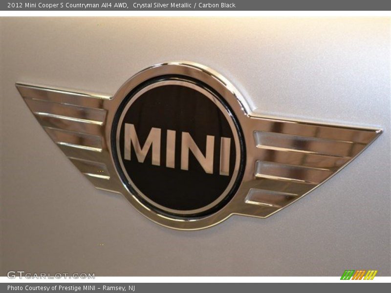 Crystal Silver Metallic / Carbon Black 2012 Mini Cooper S Countryman All4 AWD