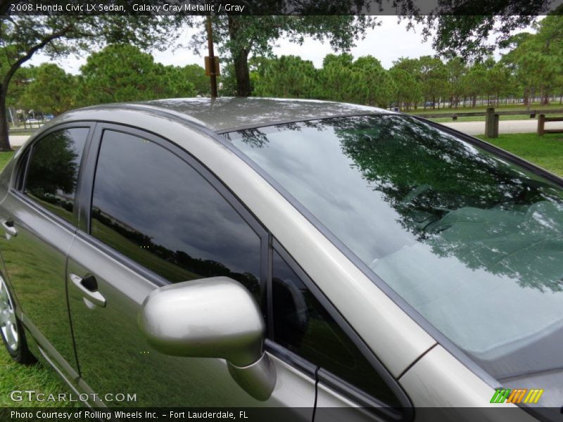 Galaxy Gray Metallic / Gray 2008 Honda Civic LX Sedan