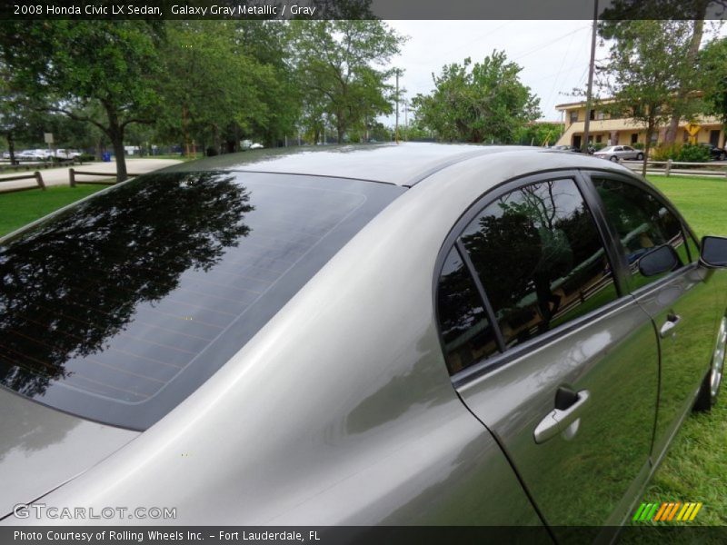 Galaxy Gray Metallic / Gray 2008 Honda Civic LX Sedan