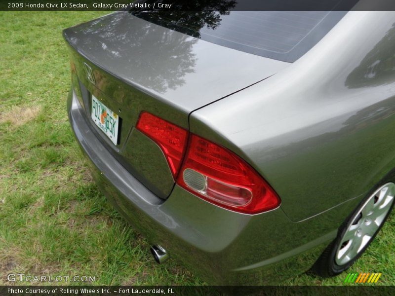 Galaxy Gray Metallic / Gray 2008 Honda Civic LX Sedan