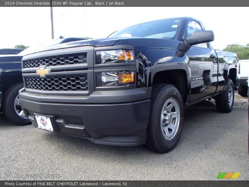 Black / Jet Black 2014 Chevrolet Silverado 1500 WT Regular Cab