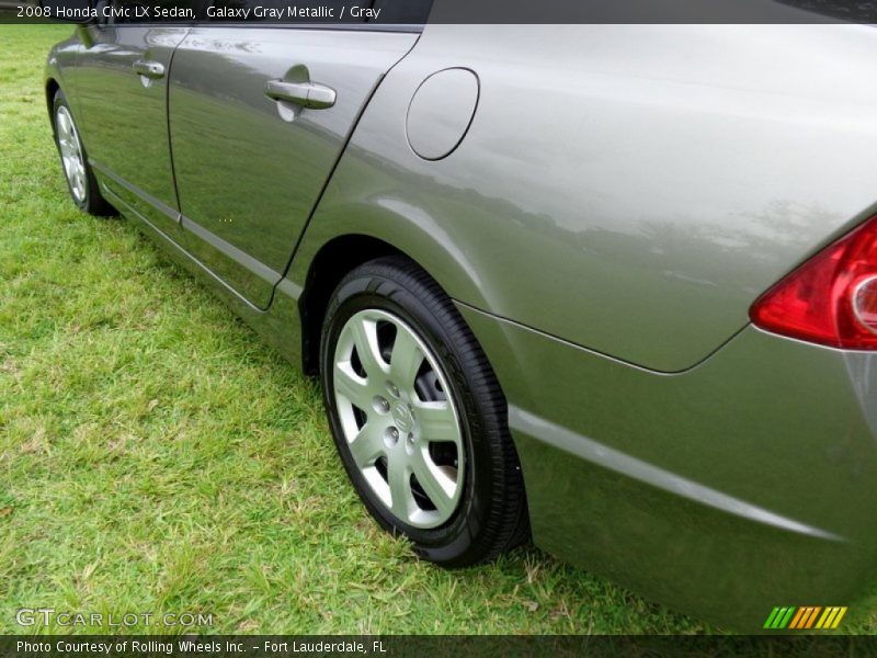 Galaxy Gray Metallic / Gray 2008 Honda Civic LX Sedan