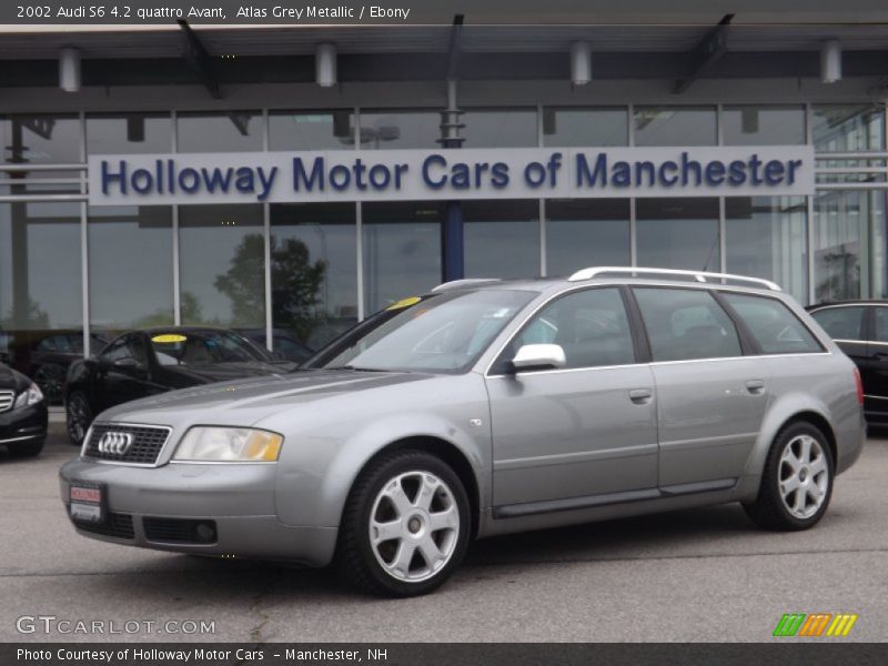 Atlas Grey Metallic / Ebony 2002 Audi S6 4.2 quattro Avant