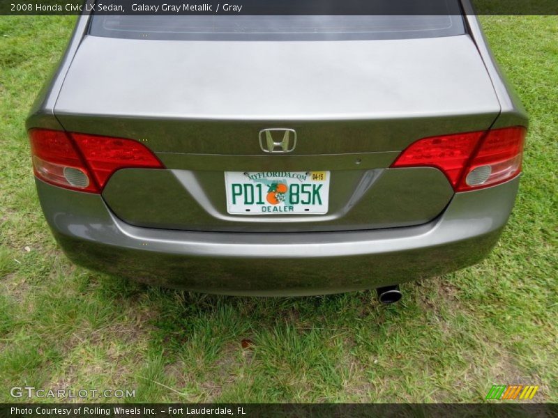 Galaxy Gray Metallic / Gray 2008 Honda Civic LX Sedan