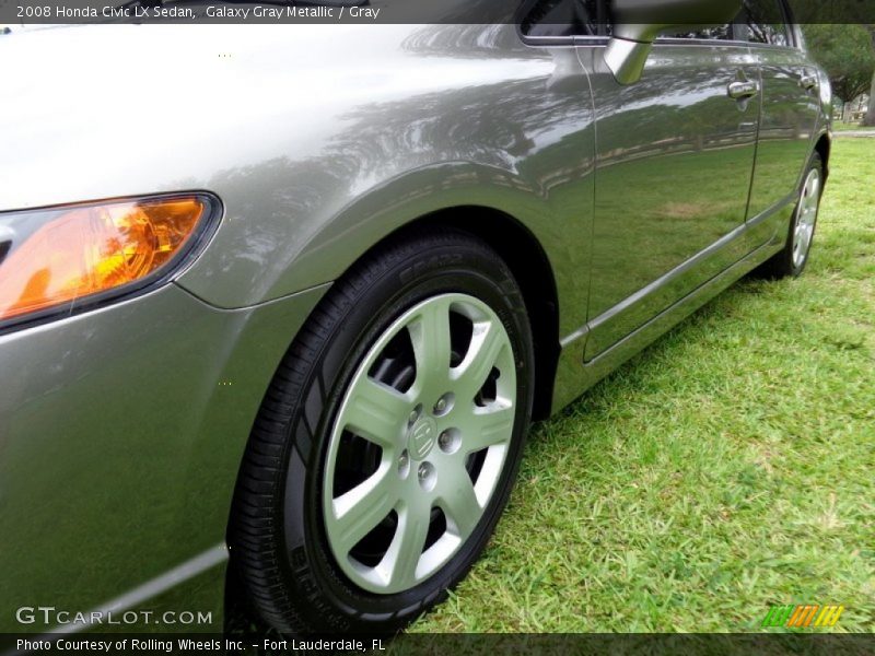 Galaxy Gray Metallic / Gray 2008 Honda Civic LX Sedan