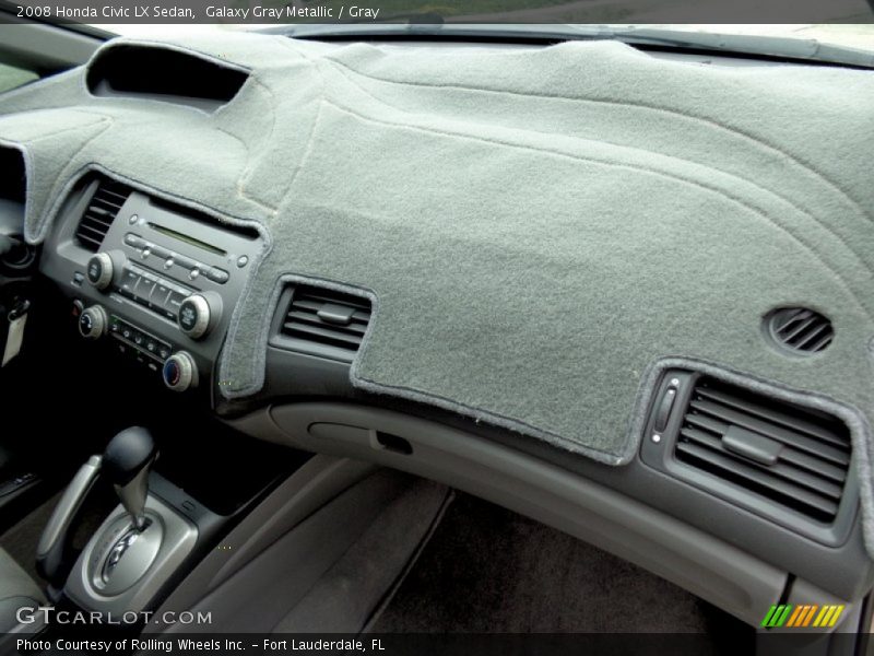 Galaxy Gray Metallic / Gray 2008 Honda Civic LX Sedan