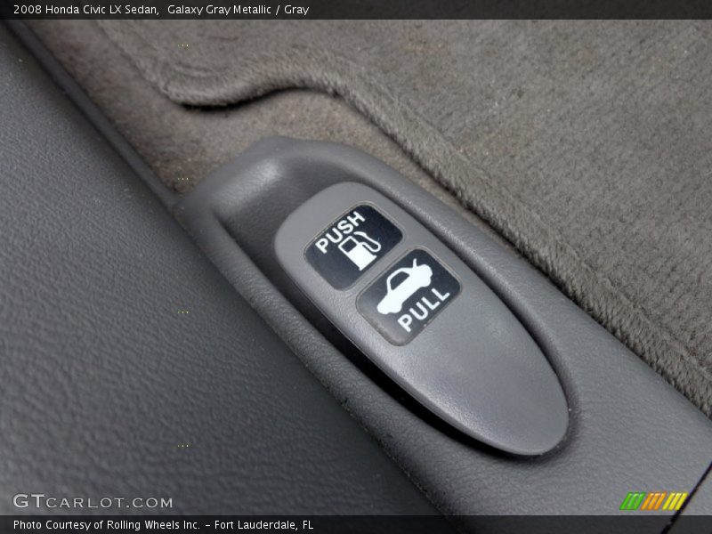 Galaxy Gray Metallic / Gray 2008 Honda Civic LX Sedan
