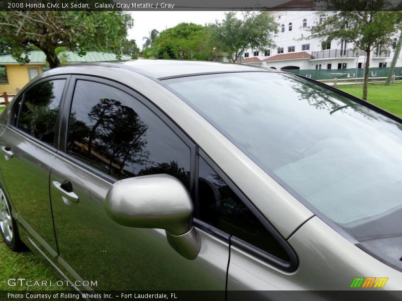Galaxy Gray Metallic / Gray 2008 Honda Civic LX Sedan
