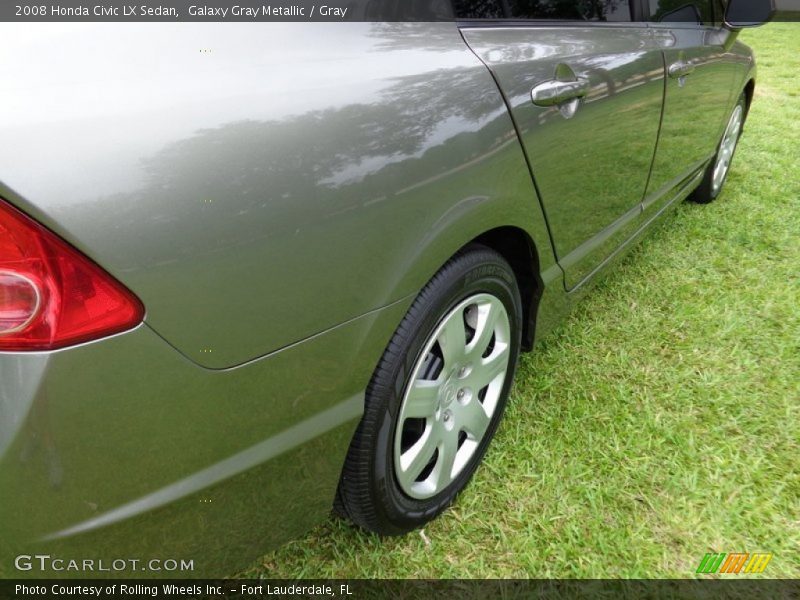 Galaxy Gray Metallic / Gray 2008 Honda Civic LX Sedan