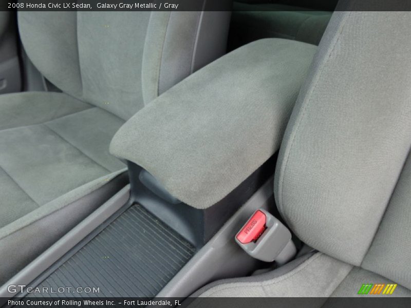 Galaxy Gray Metallic / Gray 2008 Honda Civic LX Sedan