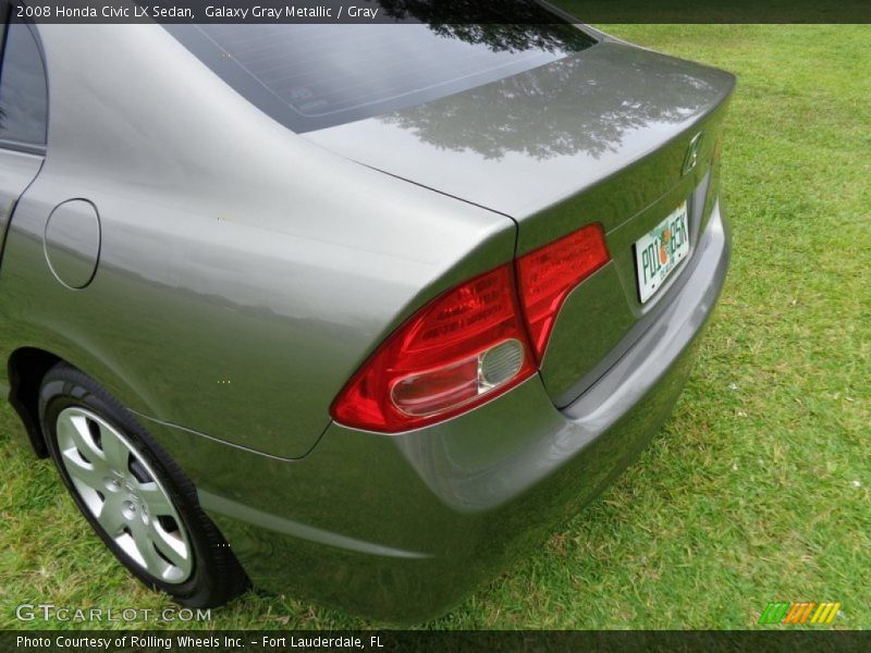 Galaxy Gray Metallic / Gray 2008 Honda Civic LX Sedan