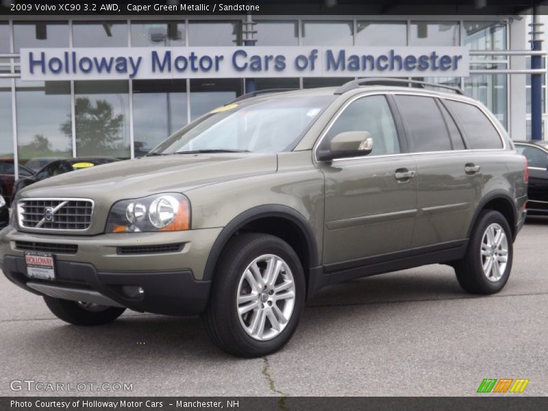 Caper Green Metallic / Sandstone 2009 Volvo XC90 3.2 AWD