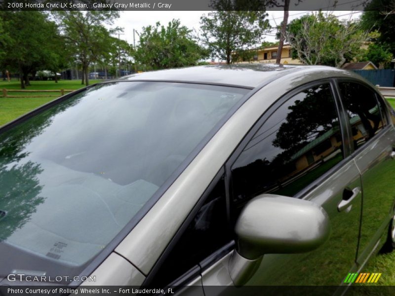 Galaxy Gray Metallic / Gray 2008 Honda Civic LX Sedan