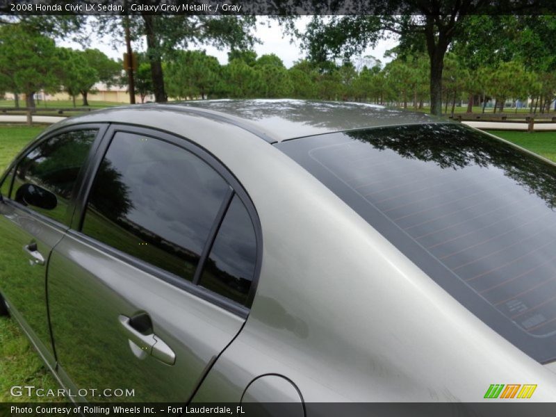 Galaxy Gray Metallic / Gray 2008 Honda Civic LX Sedan