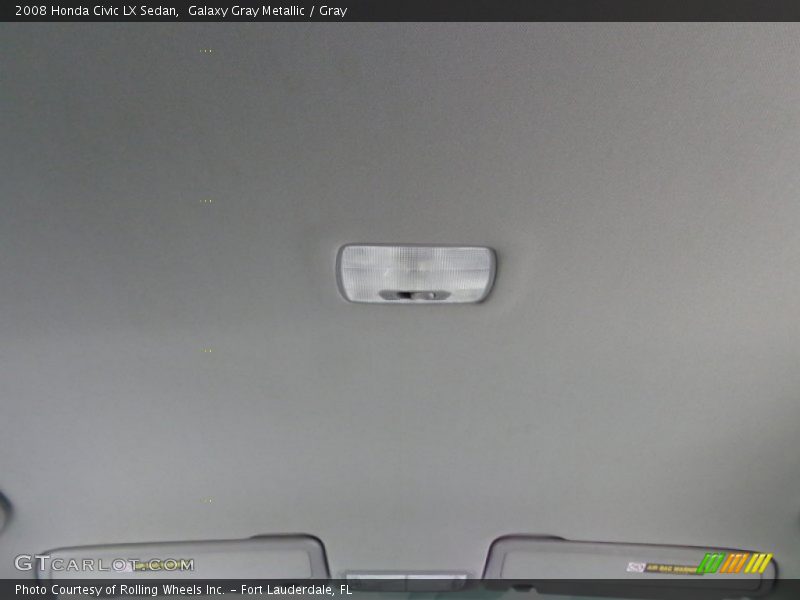 Galaxy Gray Metallic / Gray 2008 Honda Civic LX Sedan
