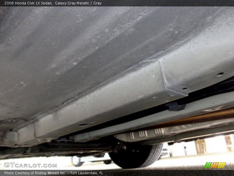 Galaxy Gray Metallic / Gray 2008 Honda Civic LX Sedan