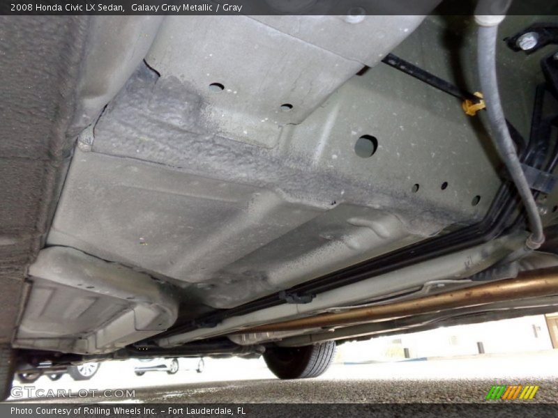 Galaxy Gray Metallic / Gray 2008 Honda Civic LX Sedan