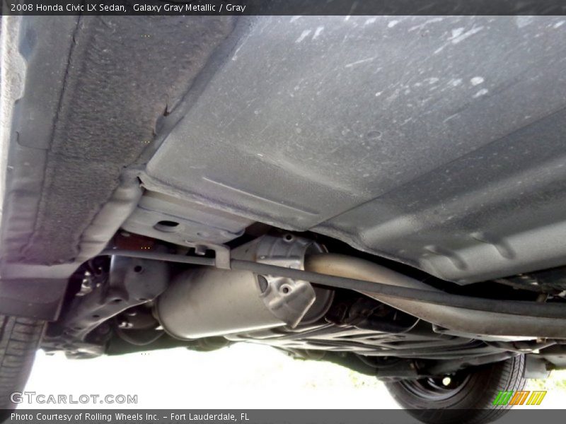 Galaxy Gray Metallic / Gray 2008 Honda Civic LX Sedan