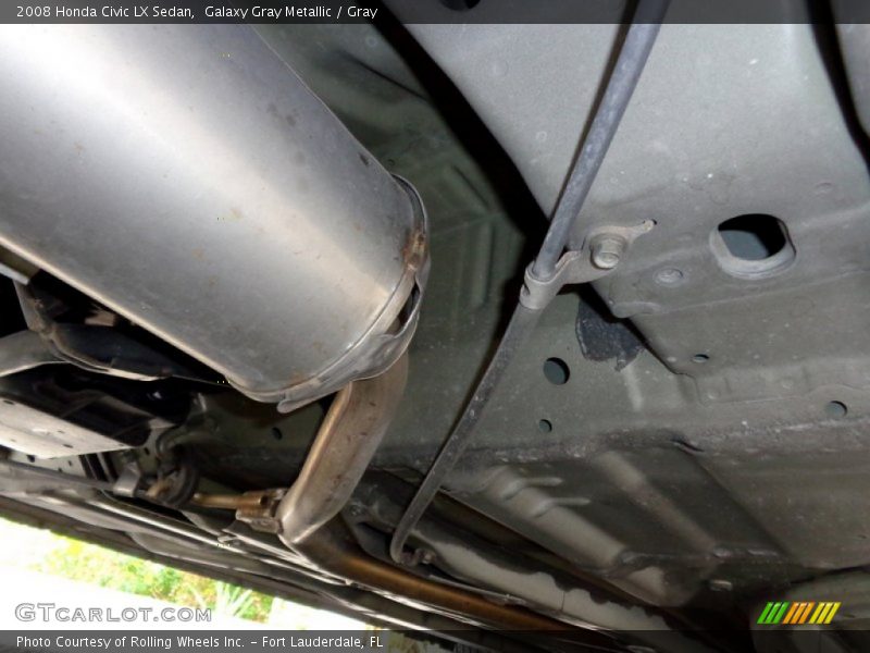 Galaxy Gray Metallic / Gray 2008 Honda Civic LX Sedan