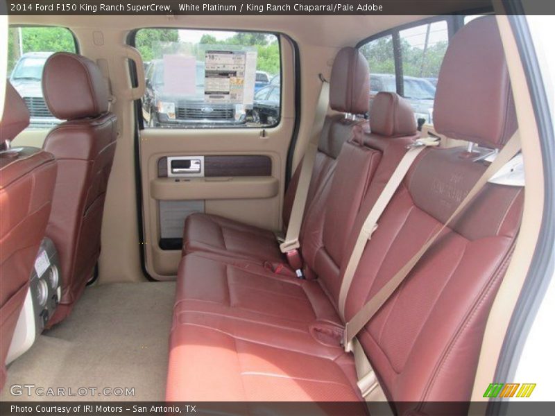 White Platinum / King Ranch Chaparral/Pale Adobe 2014 Ford F150 King Ranch SuperCrew