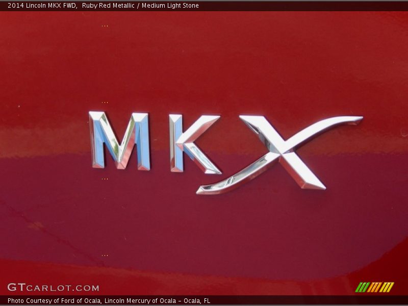 Ruby Red Metallic / Medium Light Stone 2014 Lincoln MKX FWD