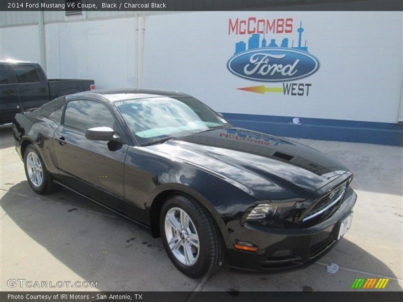 Black / Charcoal Black 2014 Ford Mustang V6 Coupe
