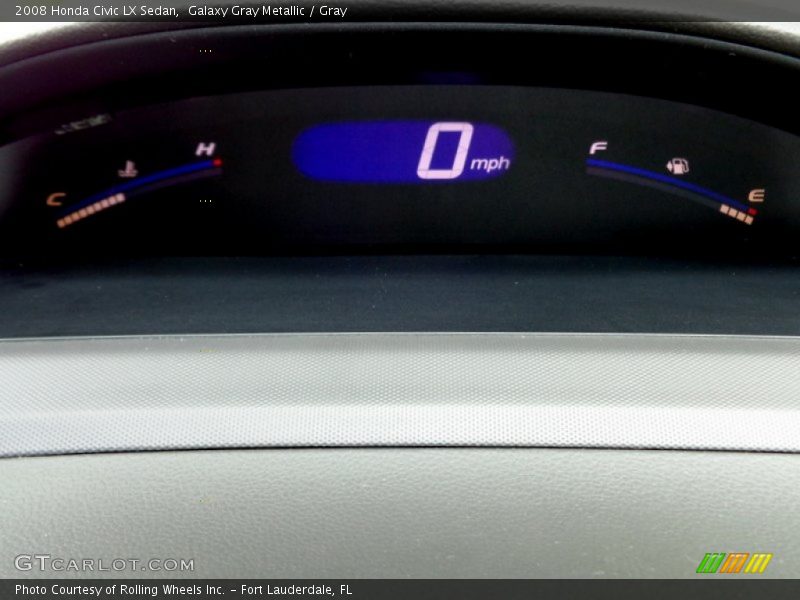 Galaxy Gray Metallic / Gray 2008 Honda Civic LX Sedan