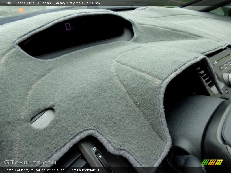 Galaxy Gray Metallic / Gray 2008 Honda Civic LX Sedan