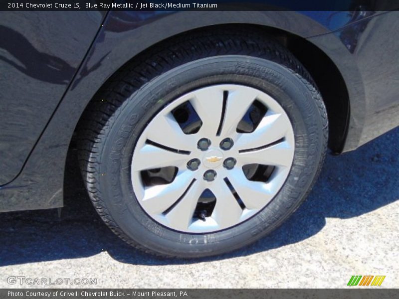 Blue Ray Metallic / Jet Black/Medium Titanium 2014 Chevrolet Cruze LS