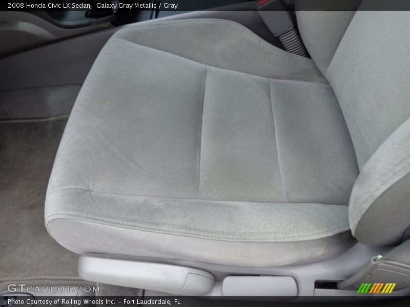 Galaxy Gray Metallic / Gray 2008 Honda Civic LX Sedan