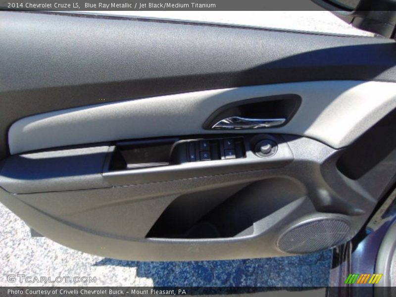 Blue Ray Metallic / Jet Black/Medium Titanium 2014 Chevrolet Cruze LS